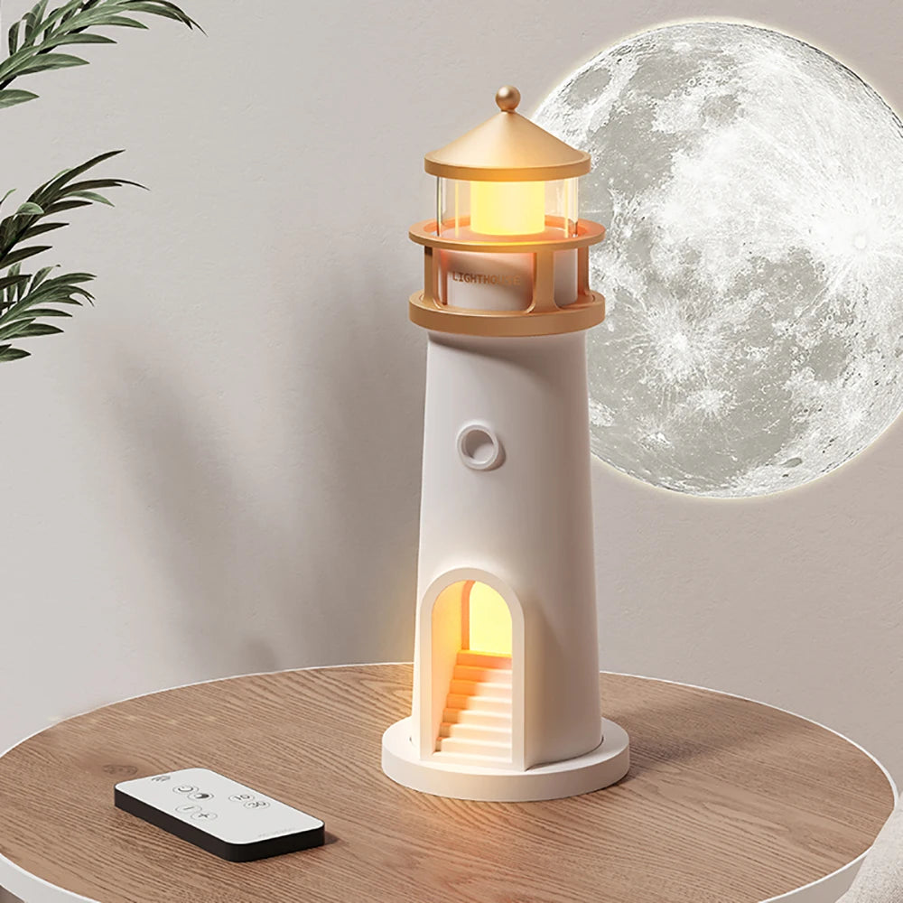 Viral Moon Projection Lighthouse