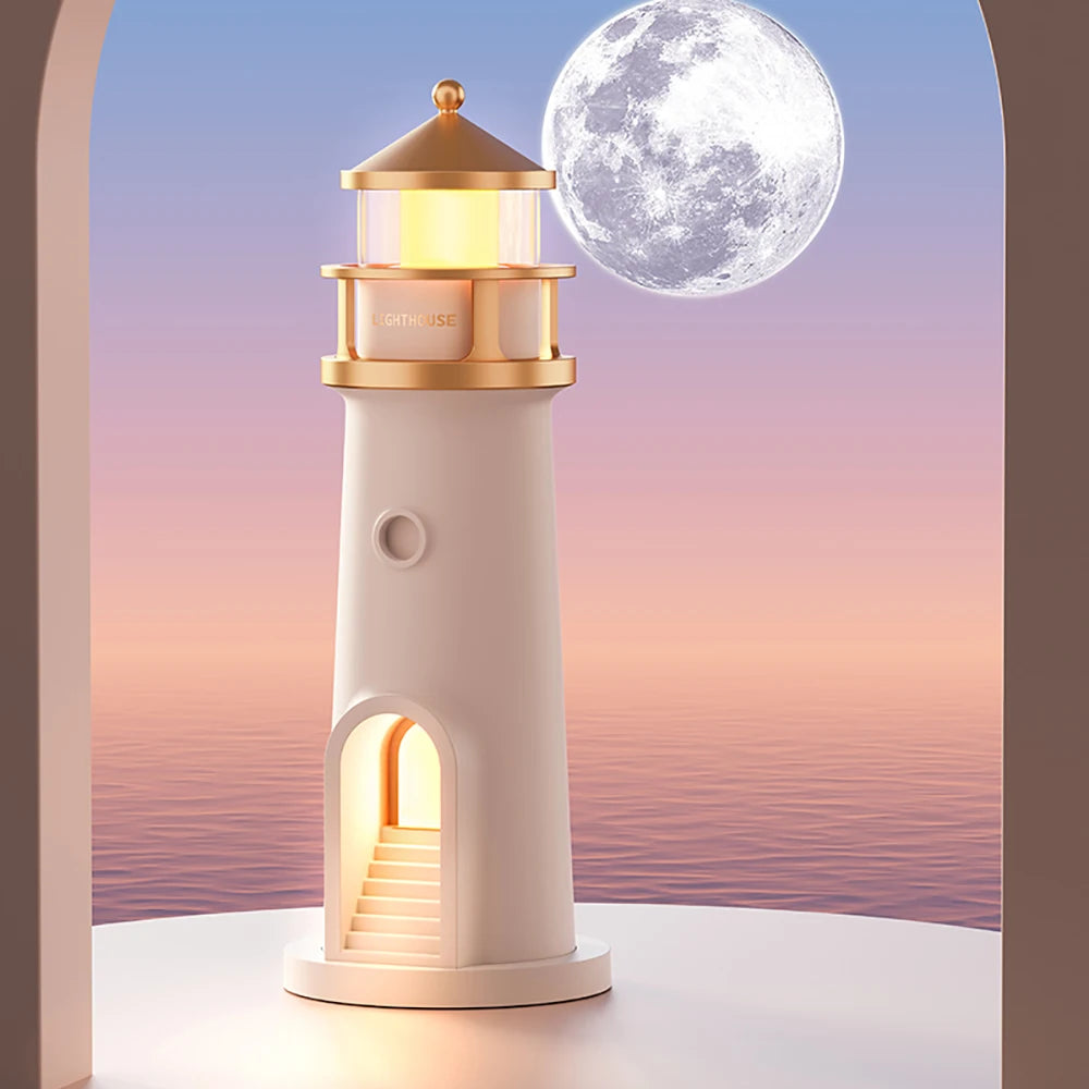 Viral Moon Projection Lighthouse